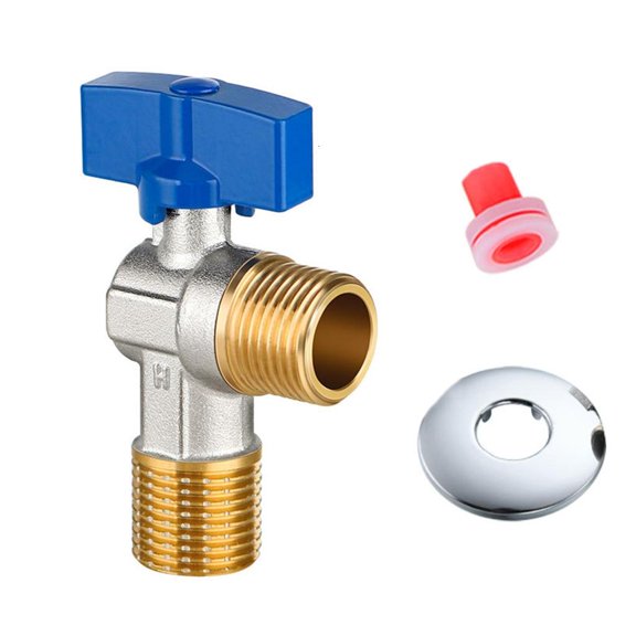YIGSECU Large Water Flows Brass Angle Valves Easy Installation for Home Pipe Connection