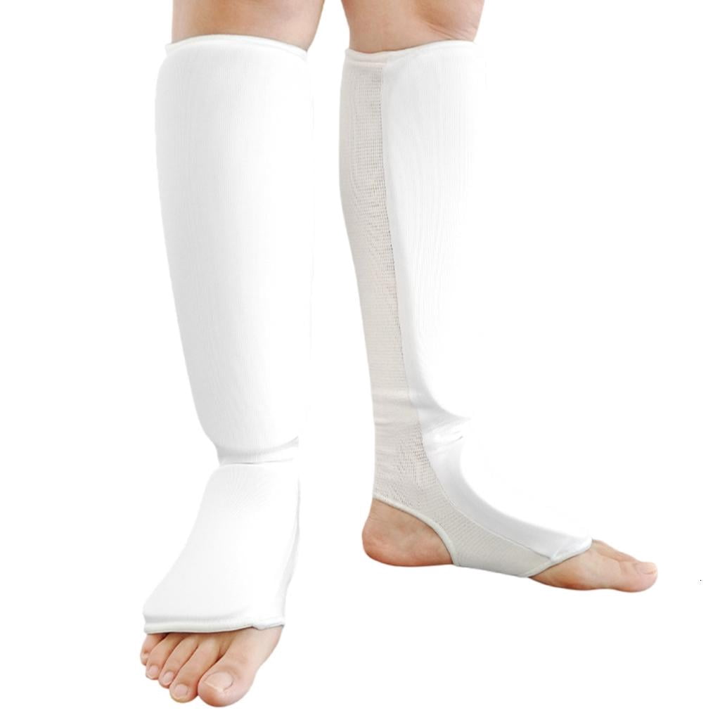 Upper Leg Protection YIGSECU Leg Insteps Protections Pad Training Martial Arts Boxing Padded ...