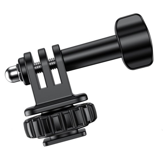 YIGSECU Lightweight Aluminum Alloy Camera Shoe Mount For Sports Cameras Tripod Setups Compatibility And Angles