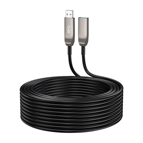 YIGSECU Long Ranges USB3.2 Opt Fiber Data Cable Fast Speed 10Gbps Transfer Capability for Computer Printer Connection