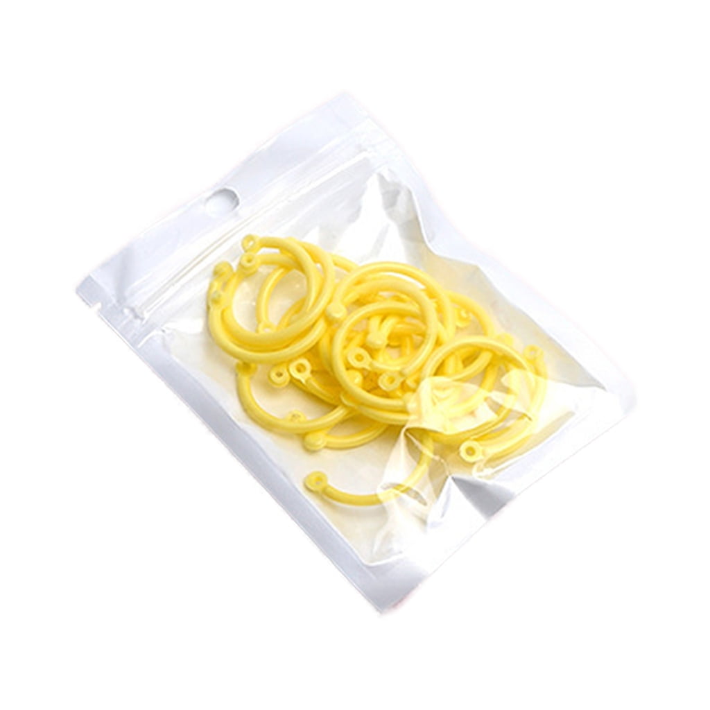 Key Rings Paper YIGSECU Loose Leaf Binder Rings Flexible Book Rings,Indexes Card Rings ...
