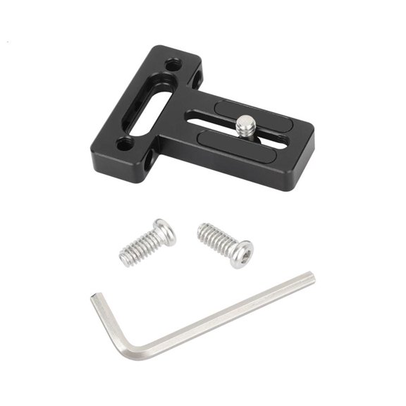 YIGSECU Metal Camera Base Plate For Monitors Cage Systems 1/4" Threaded Mount Effortless Installation Multiple Device Compatibil