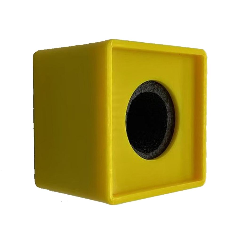 Studio Mic Square YIGSECU Mic Flag Stand Station Square Intervieing Microphone Base ...