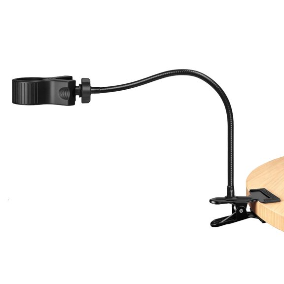 YIGSECU Mic Stand Microphone Stand Flexible Gooseneck Arm Clamp Holder Adjustable Clip Base for Desk Table Tripod Mounting