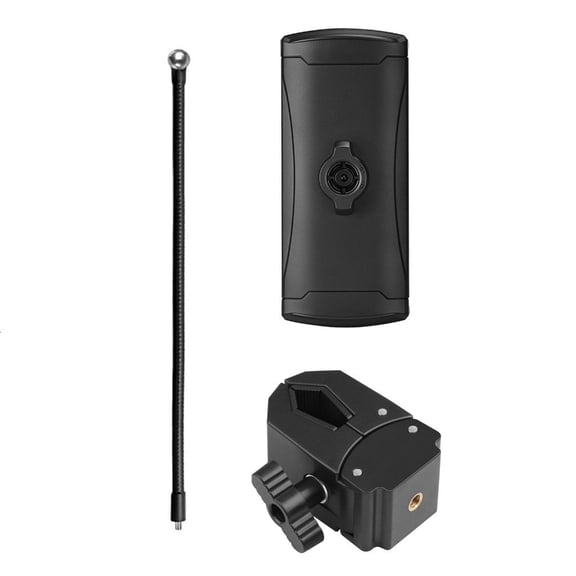 YIGSECU Microphones Stand Mount Holder Mobile And Tablets Live Streaming Adjustable Bracket Clip With Hose Musical Instrument Pa
