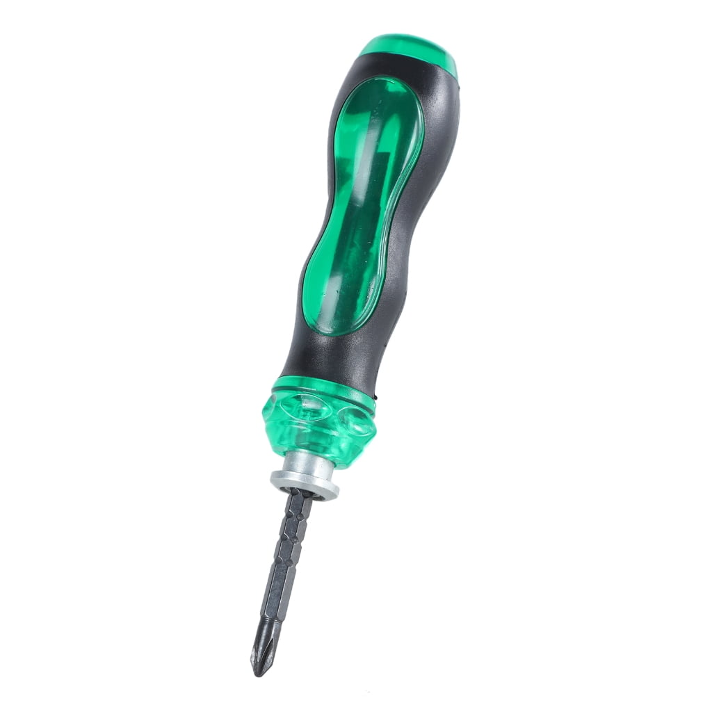 YIGSECU Mini Ratcheting Screwdriver Adjustable Length Telescopic ...