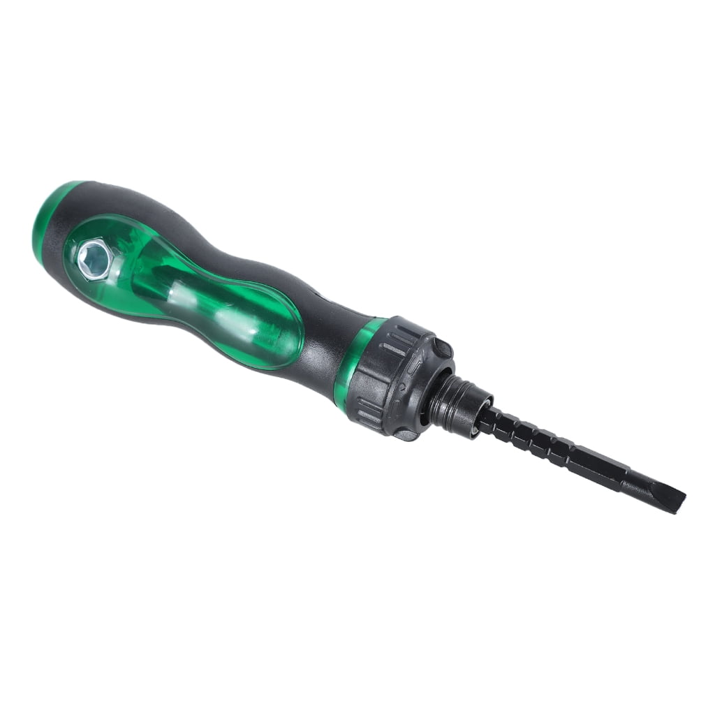 YIGSECU Mini Ratcheting Screwdriver Adjustable Length Telescopic ...