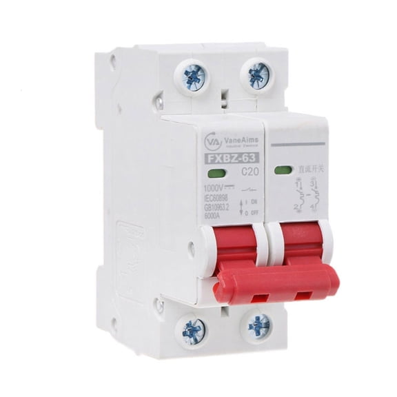 YIGSECU Mini for DC Miniature Circuit Breaker 6A/20A/25A/40A Leakage Surge Protector