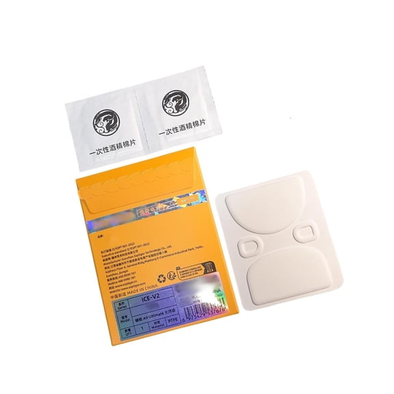 YIGSECU Mouse Skates For ATK A9 Ultimated Enhances Control Speed Gaming Mouse Feet ICE Version Smooth Gliding