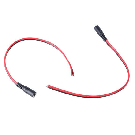 YIGSECU Multi Use 18AWG DC5521 Line Double Colored Power Supply Cable with 5.5x2.1 Connectors for Electronic Enthusiasts