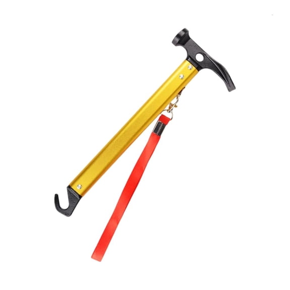 YIGSECU Multifunctional Camping Tent Peg Puller Stake Nails Remover Mallets Tent Mallets