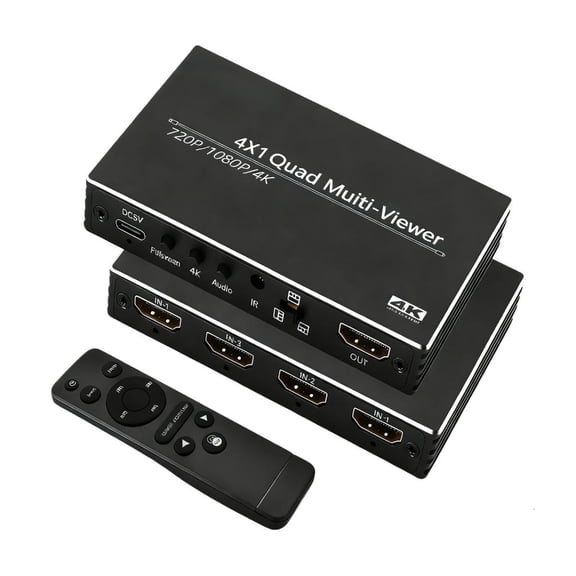 YIGSECU Multiple Source HDTV Switcher Featuring Seamless 4 in 1 out Switching Broad Compatibility Home Entertainment Systems