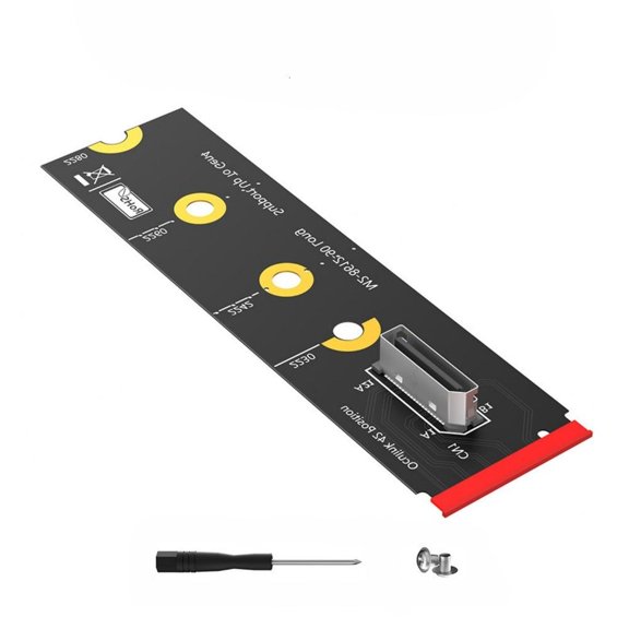 YIGSECU NVME To SFF 8612 Adapter Card High Speed Transfer For Desktop Server Efficient Cooling