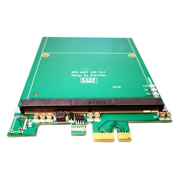 YIGSECU PCI-E 1X PCI for Express to MXM3.0 Card Converter Extender Adapter Card Expansion for BTC Miner Mining