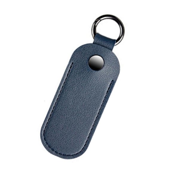 YIGSECU PU Flashing Drives Case Storage Bag with Keychain for USB Devices and Additional Electronic Items Holder