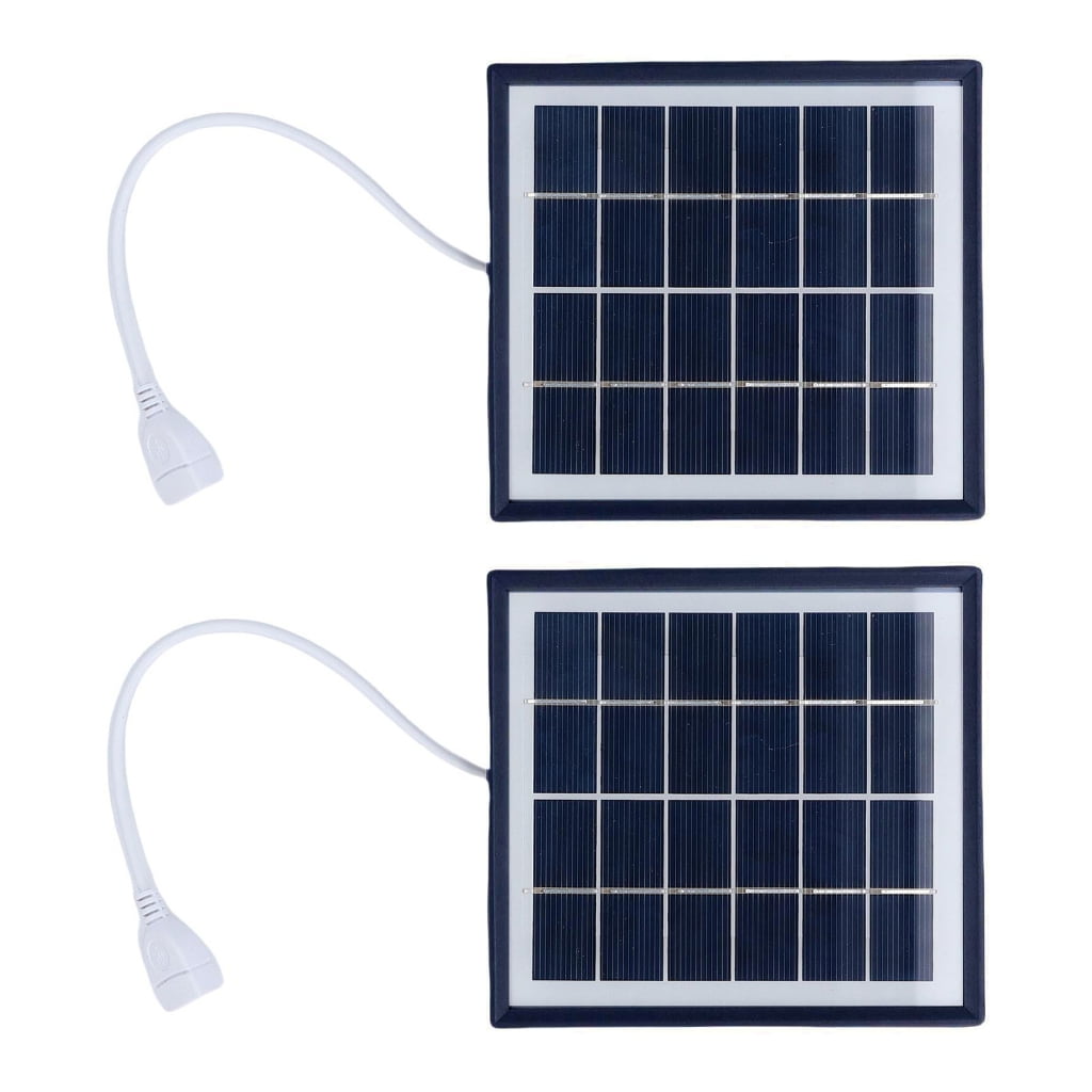 YIGSECU Pack Of 2 Foldable Solar Charging Panel 5W USB Output for Outdoor Activity