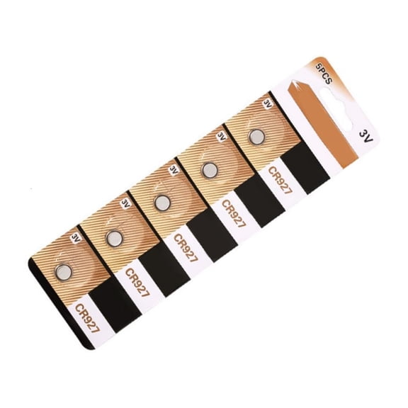 YIGSECU Pack Of 5 CR927 3V Lithium Coin Cell Batteries 30mAh for Electronics and Gadgets