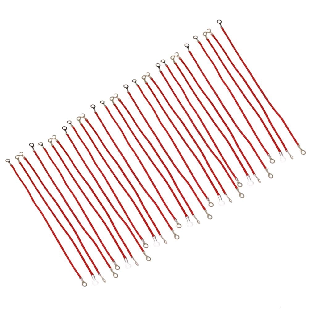 YIGSECU Pack of 100 Flexible and Strong Power Cable Metal Texture ...