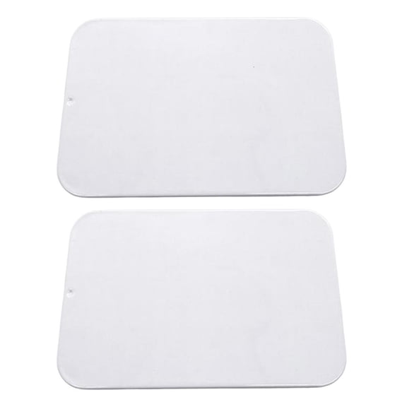 YIGSECU Pack of 2 Rectangular Iron Storage Boxes for Home and Office Organization