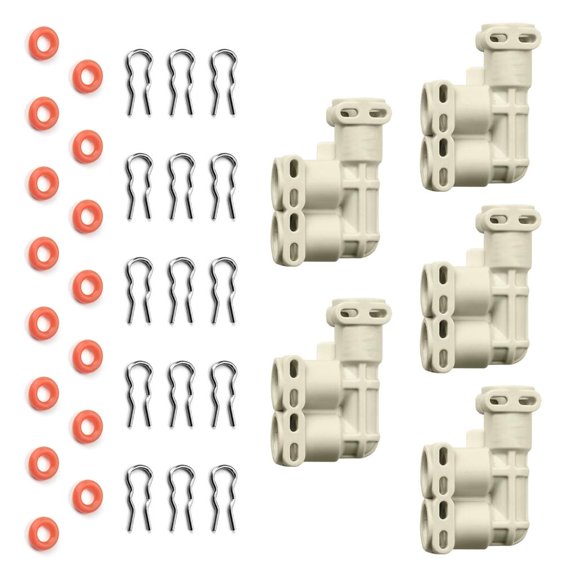 YIGSECU Plastic Line Fitting for Various Coffee Machine Model Ensuring Stable Connection