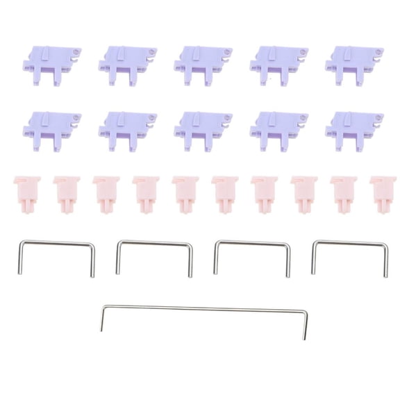 YIGSECU Plate Mounted Stabilizer Set for Mechanical Keyboard Satellite Stabilizers 2/6.25U Steel Wire Precisely