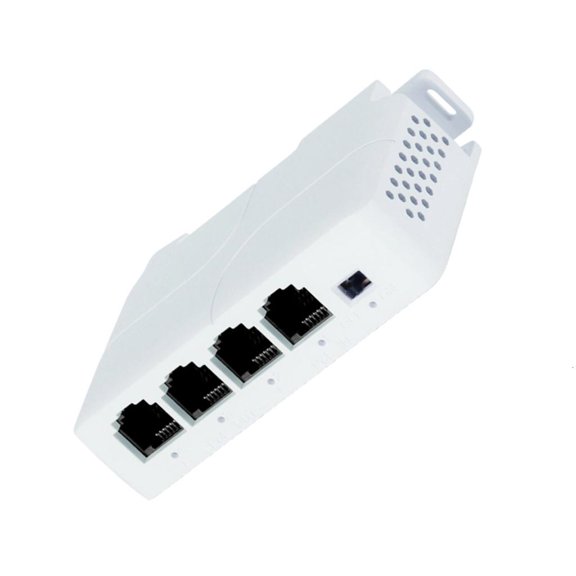 YIGSECU Plugs and Play POEs Power over Ethernet Extender with 4 Port and 250M Transmission for Easy Device Connection