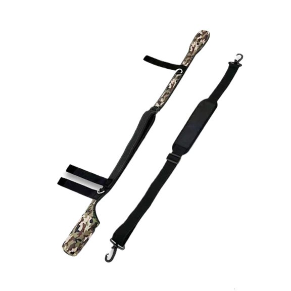 YIGSECU Portable Fishing Rod Belt Protector Fishing Rod Belt Strap Tackle Poles Glove Fishing Rod Tip Covers Carrying Strap