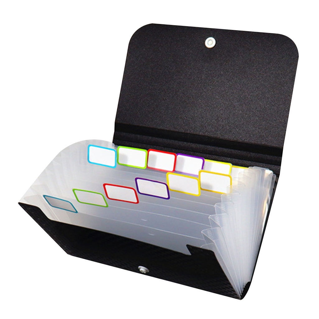 YIGSECU Portable Receipt Folder Accordion Folder Size Expandable File ...