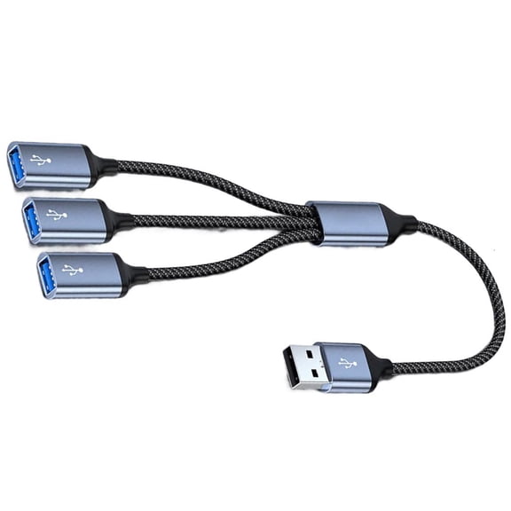 YIGSECU Portable USB Adapters Hub with USB C Extension Cord Various Device Charging Data Transfer for Computers and Laptops