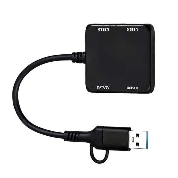 YIGSECU Portable USB C to USB Hubs 3 USB3.0 + 1 Type C Port for Connecting Mouse Keyboards Flashing Drive Printer to Laptops