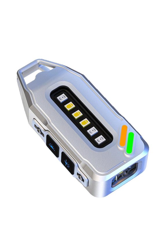 Powerful Camping Flashlights with Keychain Hook LED Flashlights Plastic Texture Suitable for Emergency Situations