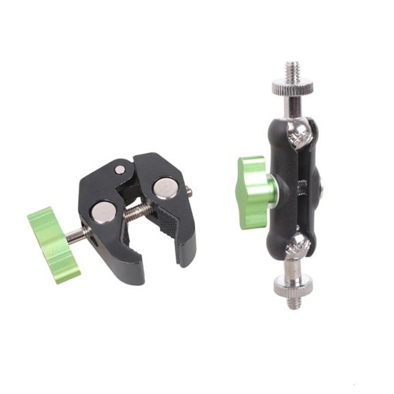YIGSECU Professional Rotatable Bracket Ball Head 1/4inch Threaded Clamp For Phone Video Mount Action Camera LED Light