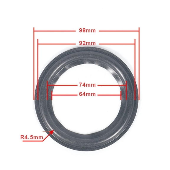 YIGSECU Quality Speaker Foam Surround Speaker Grommets Rings Enhanced Performances