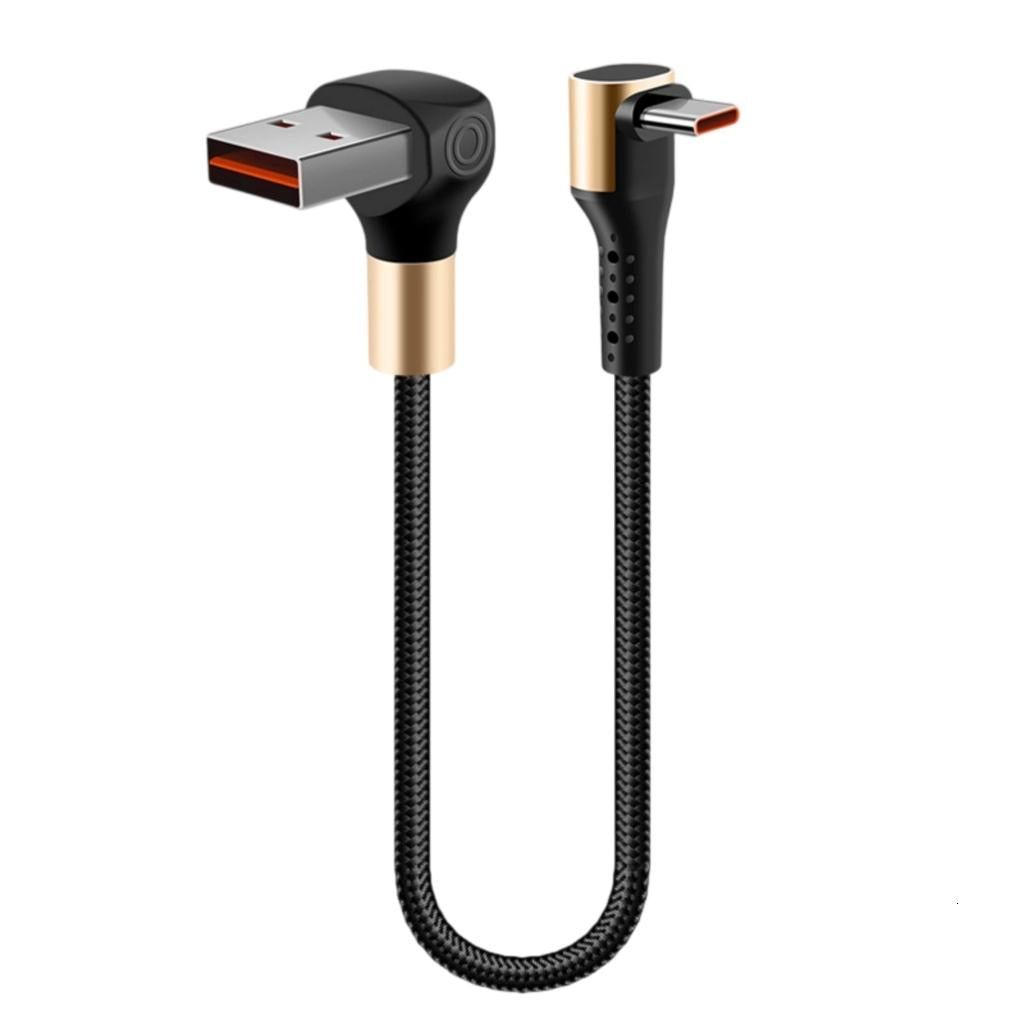 YIGSECU Quick Charging USB Type C Cable Short Length Premium Braided ...