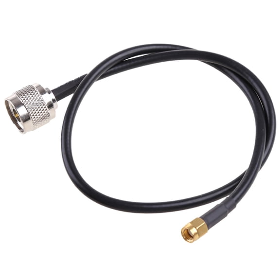 YIGSECU RG58 N Male to SMA Male Plug RF Adapter Coaxial Cable Pigtail Extension Cord