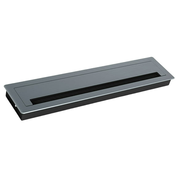 YIGSECU Rectangle Cable Hole Covers with Brushes Aluminum Cover for ...
