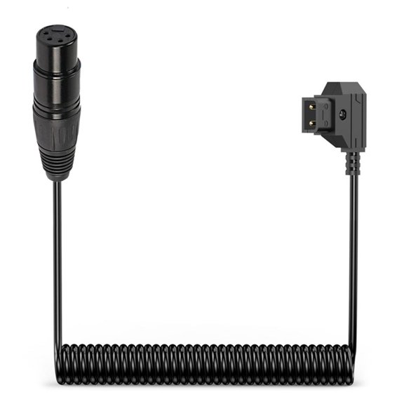 YIGSECU Reliability D Tap to Male 4Pin Power Cable D Tap to Power Cable for Continuous Camera Operations Videographer
