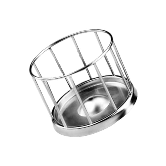 YIGSECU Reptiles Feeding Bowl Stainless Steel Food Dish Round Water Tray Dispenser with Railing for Tortoises Lizards Snake