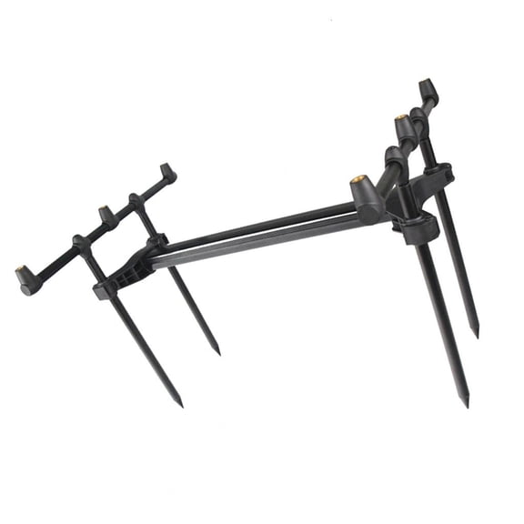 YIGSECU Retractable Aluminum Alloys Fishing Ground Stand Adjustable Casting Rods Holder