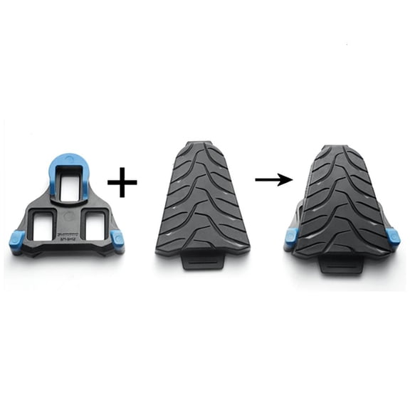 YIGSECU Ridings Shoe Part Cycling SPD Cleats, Cycle Shoe Cleats Cover Cleats for Cycling