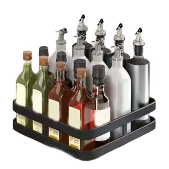 YIGSECU Rotating Shelf Metal Designs Base for Efficient Space Saving