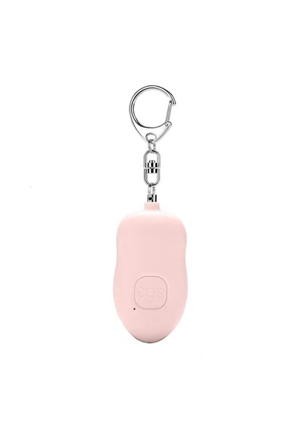 Security Alarm Rechargeable Keychain Alarm 140dB Loud Siren Defense Safety Alarm with Flashlight for Women