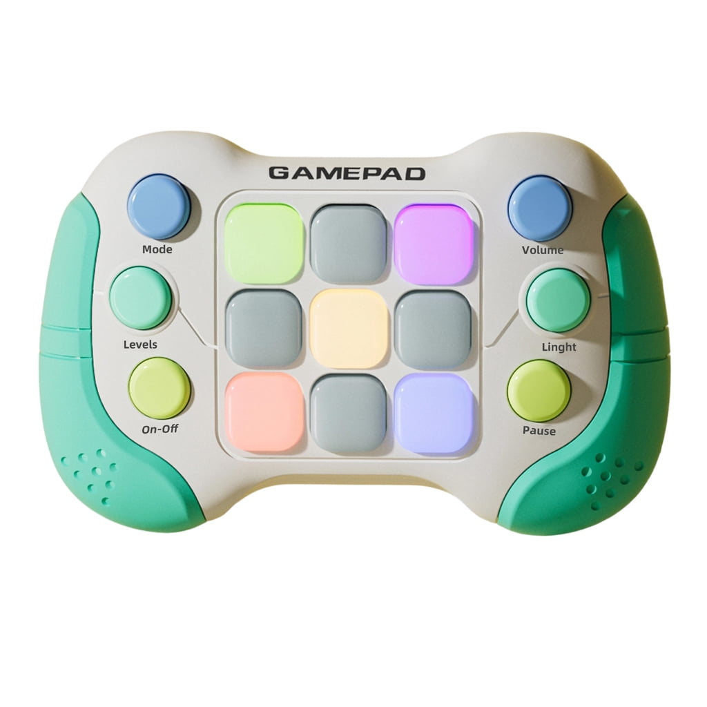 YIGSECU Sensory Press Game Console Toy for Children Handheld Push ...