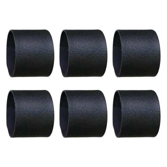 YIGSECU Set Of 6 PU Napkin Rings Elegant Dinner Table Decoration for Weddings