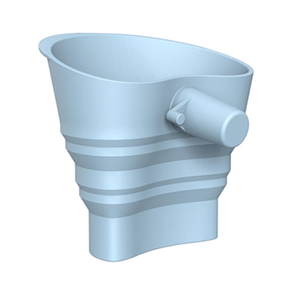 YIGSECU Silicone Flexible Foldable Pouring Funnel with 30 Degree Angled Spout Silicone