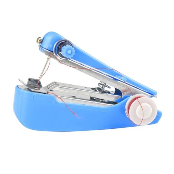 YIGSECU Portable Handheld Sewing Machine Handy Manual Embroidery Machine For Quick Stitching Clothing Repair Home Travel Use