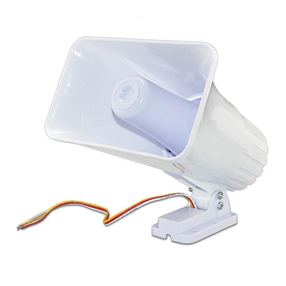 YIGSECU Small Strong 12V Security Siren 150dB Alarm Plastic Wire Security Siren for Burglar Detection & Emergency Alerts