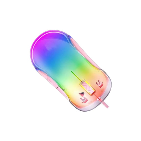 YIGSECU Smooth Glidings Gaming Mouse with NonSlip Illuminated Scroll Wheel and Precise Trackings for Any User