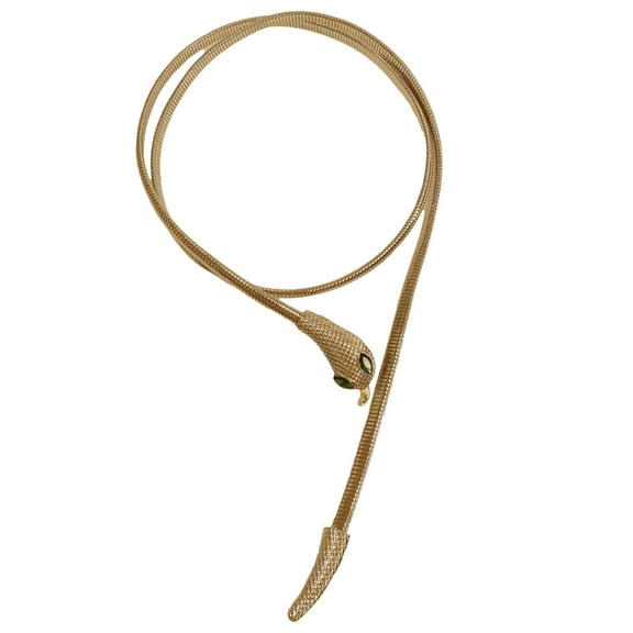 YIGSECU Snake Belly Chain for Dress Cowboy Waist Chain Rhinestones Women Waist Chain