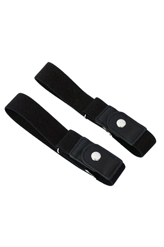 Snap Fastener Elastic Belt Waist Band Casual Wear Waist Strap Waist Shaping Band Easy Wear Pants Strap Waist Accessory